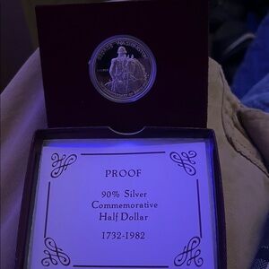 George Washington Silver Commemorative Coin